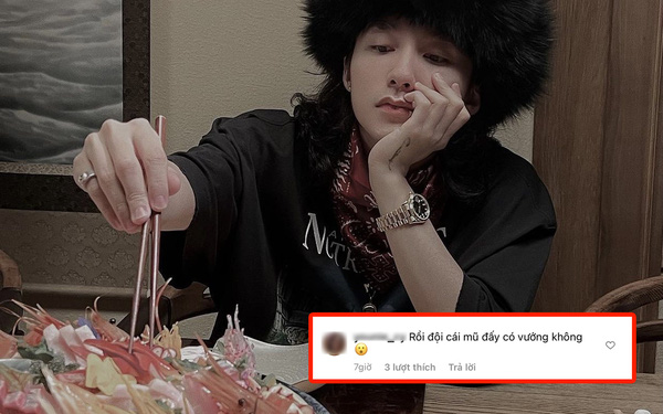 Đi ăn mà Sơn Tùng vẫn đội chiếc mũ nghi copy G-Dragon, netizen liền quay sang thắc mắc câu này Đi ăn mà Sơn Tùng vẫn đội chiếc mũ nghi copy G-Dragon, netizen liền quay sang thắc mắc câu này