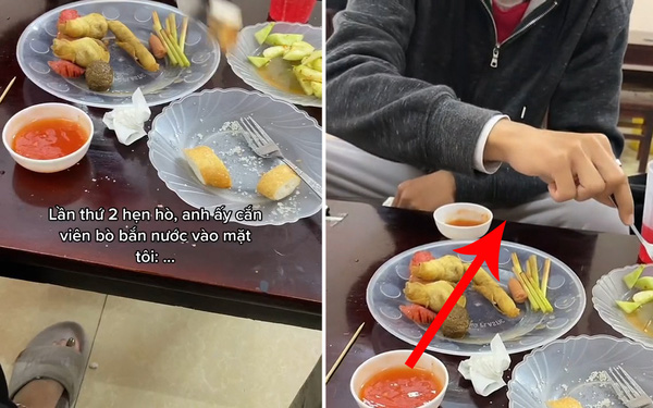 Lần thứ 2 hẹn hò, chàng trai cắn bò viên bắn cả nước vào mặt đối phương gây tranh cãi: Có đến mức bị chỉ trích? Lần thứ 2 hẹn hò, chàng trai cắn bò viên bắn cả nước vào mặt đối phương gây tranh cãi: Có đến mức bị chỉ trích?