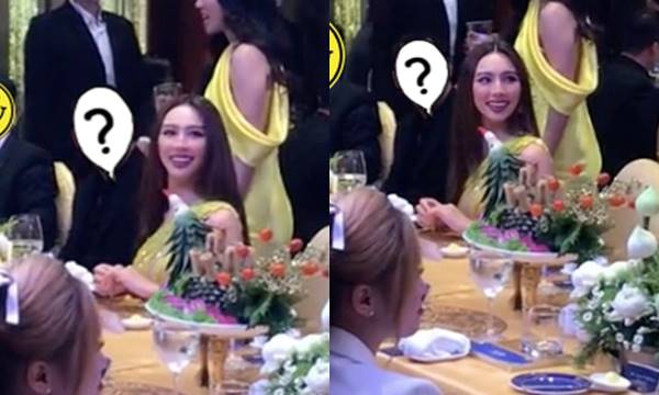 Netizen xôn xao clip Hoa hậu Thuỳ Tiên ngồi kề cận đại gia dự tiệc