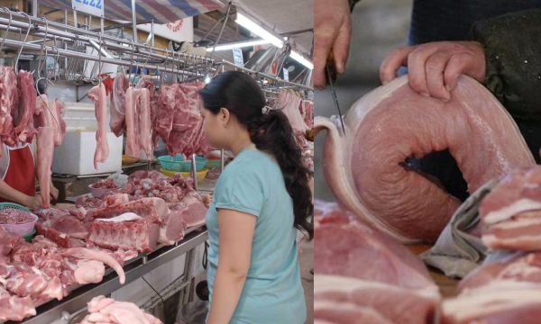 6 dấu hiệu chứng tỏ thịt lợn ngoài chợ đã bị bơm nước, nhiễm bẩn