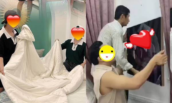 Cặp sao nam Vbiz dọn về chung nhà, đích thân phụ huynh treo ảnh cưới 2 con Cặp sao nam Vbiz dọn về chung nhà, đích thân phụ huynh treo ảnh cưới 2 con