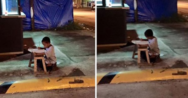 Cậu bé nghèo ngồi làm bài trên vỉa hè dưới ánh đèn nhà hàng vô tình nổi tiếng trên mạng nhiều năm trước bây giờ ra sao? Cậu bé nghèo ngồi làm bài trên vỉa hè dưới ánh đèn nhà hàng vô tình nổi tiếng trên mạng nhiều năm trước bây giờ ra sao?