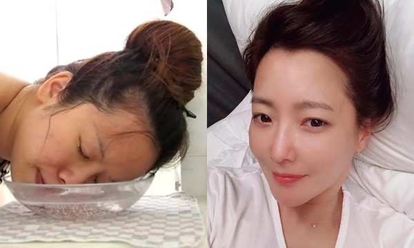 Rửa mặt với nước có gas: Bí kíp giúp "đệ nhất mỹ nhân" xứ Hàn Kim Hee Sun giữ làn da căng mịn ở tuổi 43 Rửa mặt với nước có gas: Bí kíp giúp "đệ nhất mỹ nhân" xứ Hàn Kim Hee Sun giữ làn da căng mịn ở tuổi 43